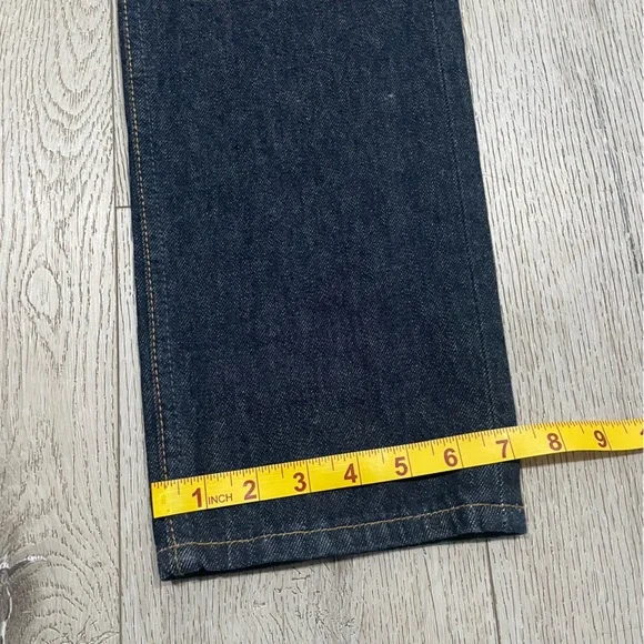 Nwot vintage 90s Levi’s 501 button fly jeans dark wash women’s 27x34 USA